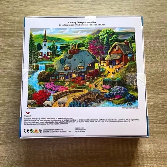 CARDINAL “Country Cottage” 1000 Piece Puzzle - Picture 2 of 2